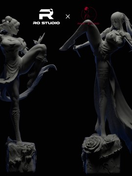 RO x ANNI Studio Street Fighter Chun-Li Hot Sexy 1/4 Statue